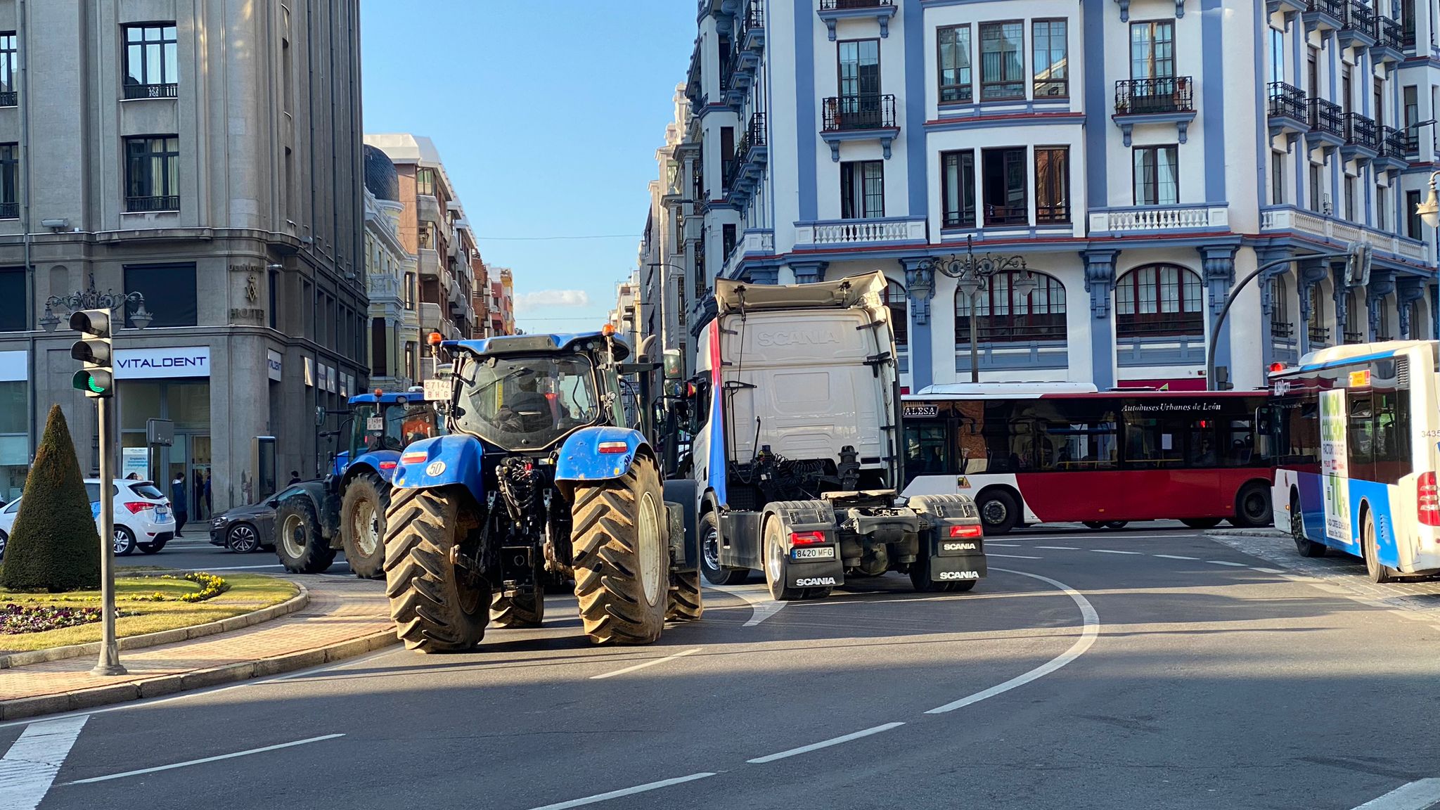 En directo | Quinta jornada de protestas por el futuro del campo en León